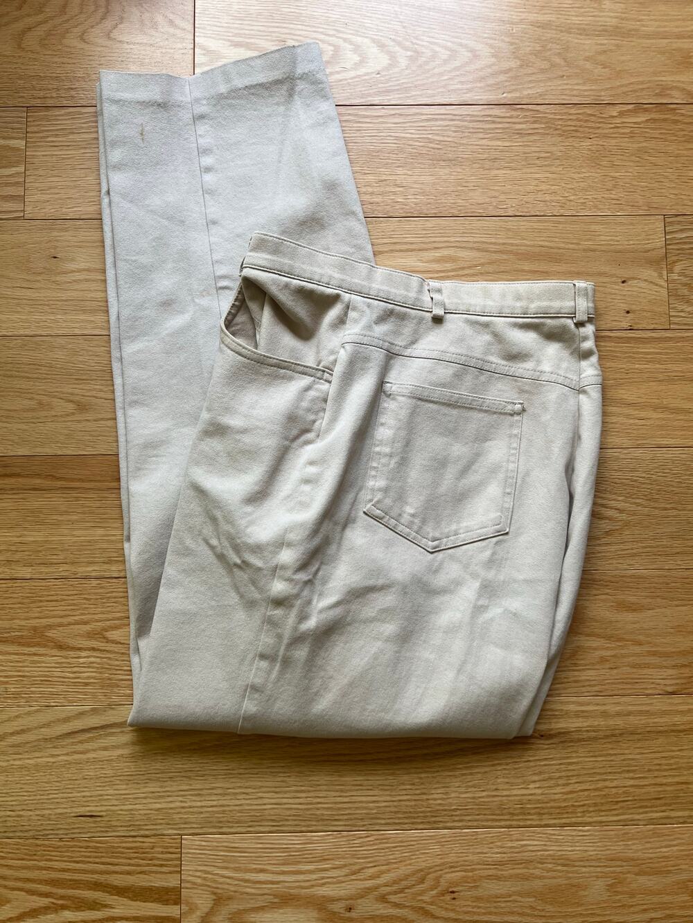Tribal Stretch Extensible Casual Dress Pants Beige Size 12 JJ